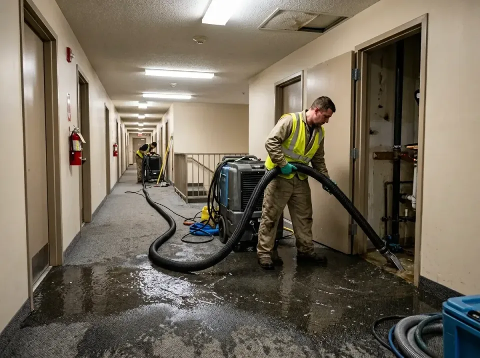 multi-unit-apartment-hallway-f-005 — frequently asked questions, Emergency Burst Pipe Water Extraction & Removal in Knik-Fai…